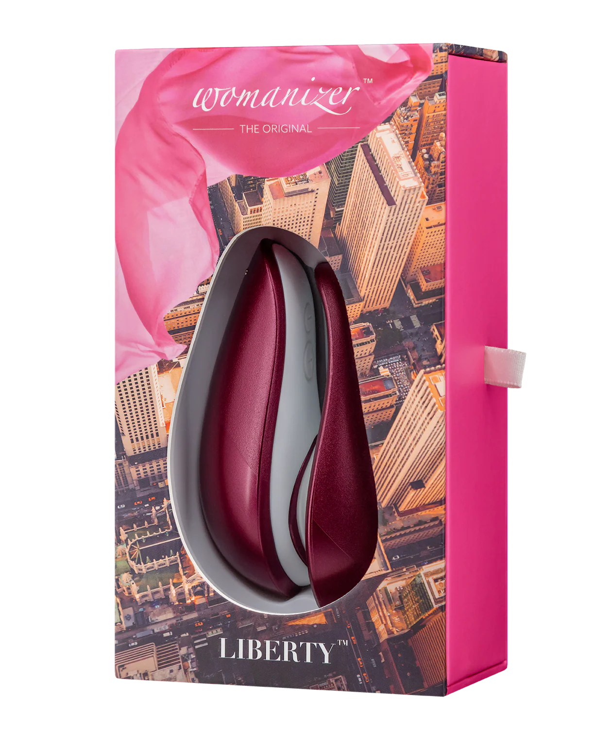 Womanizer Liberty Travel Clitoral Suction Stimulator Red Wine - Image 5