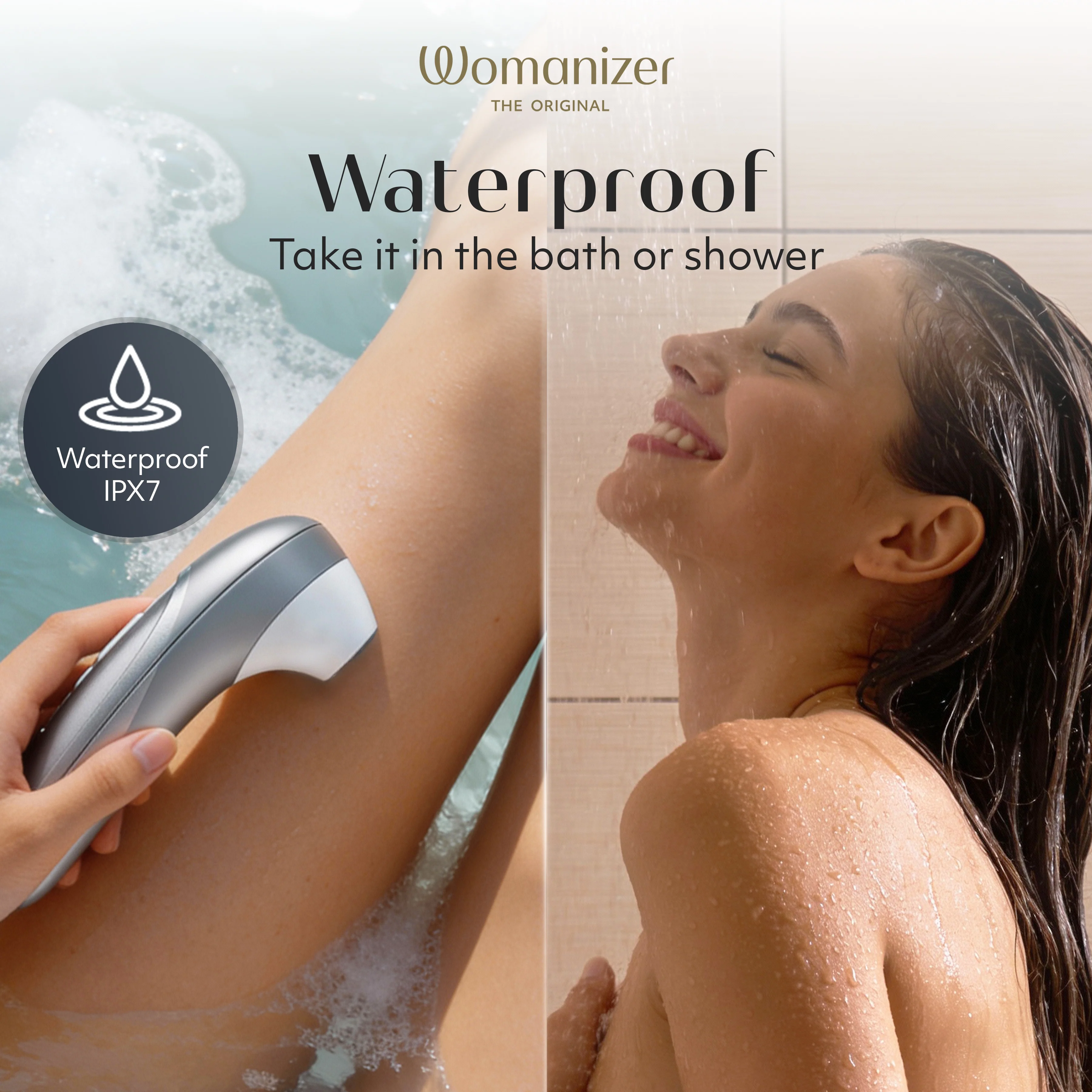 Womanizer Pro Pleasure Air Clitoral Suction Stimulator Silver - Image 7
