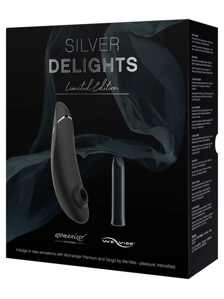 Womanizer Silver Delights Limited Edition Kit - Black/Silver - Image 4