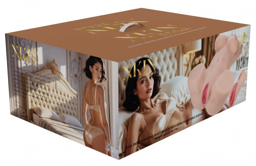 Xkin Ava Monroe Multi-sleeve Posable Dual Entry TPE Bodyforms Masturbator 20 kg Flesh