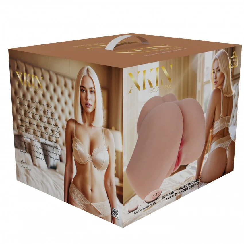 Xkin Bree Knox Dual Entry TPE Bodyforms Masturbator 4.22 kg Flesh