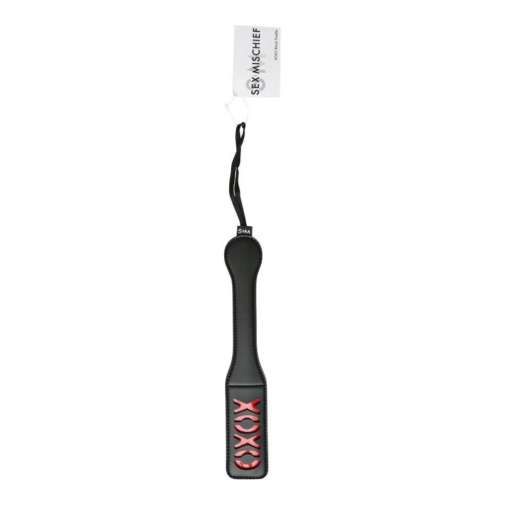 S&M XOXO Black Paddle - Image 2