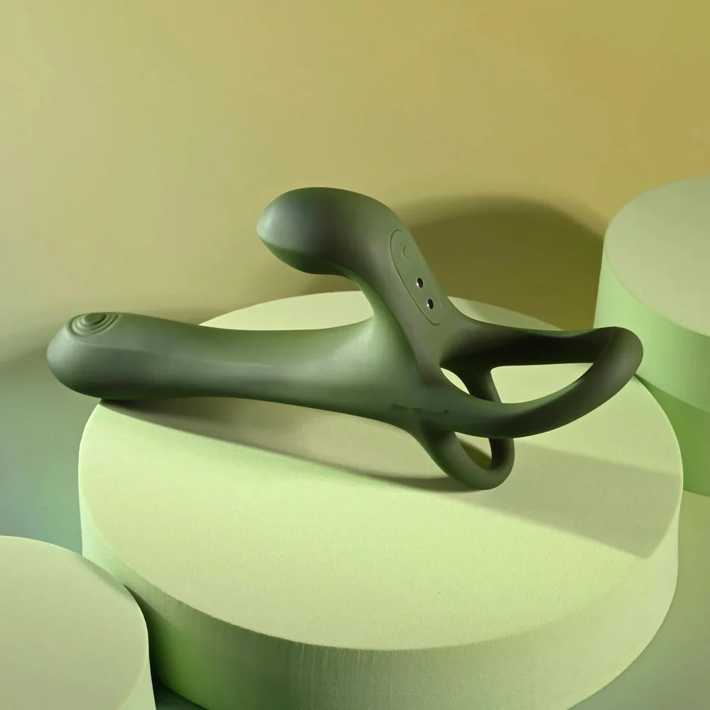 Zero Tolerance Strap Tap And Go Green Vibrating Tapping Penis Sleeve - Image 7