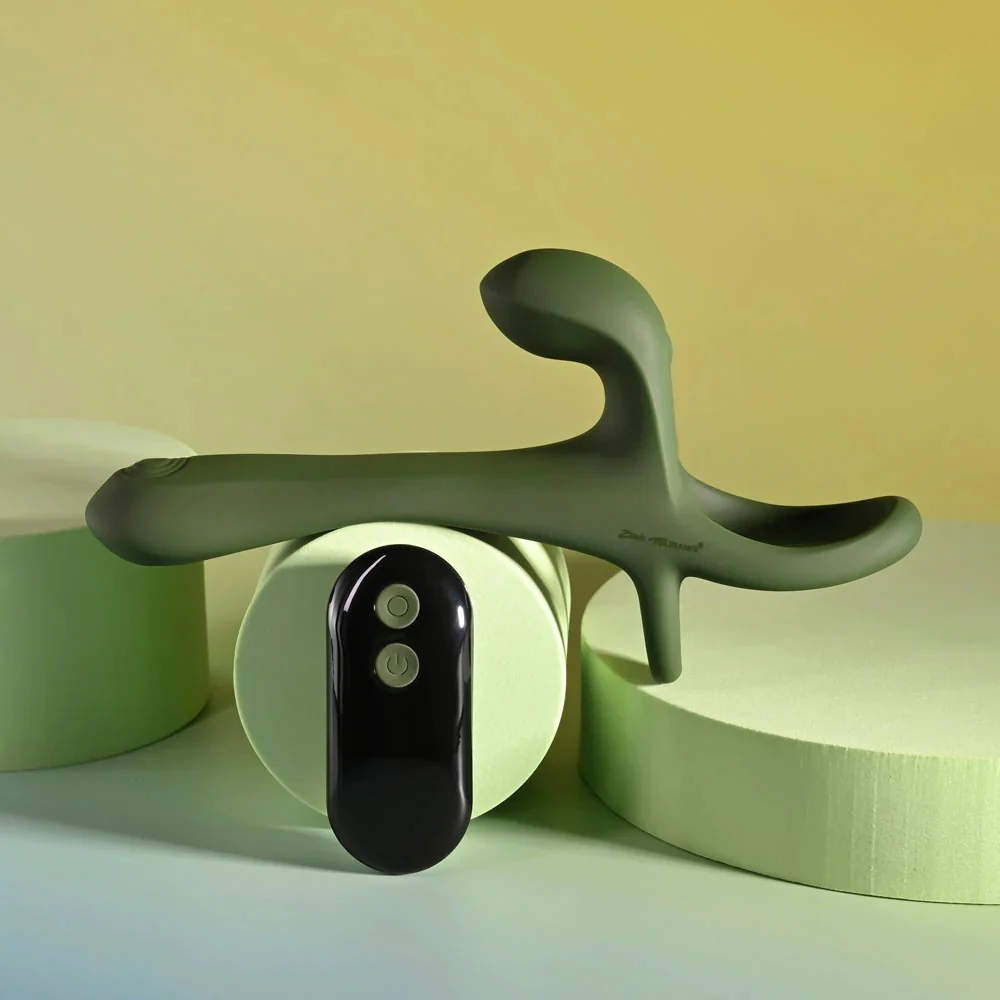 Zero Tolerance Strap Tap And Go Green Vibrating Tapping Penis Sleeve - Image 9